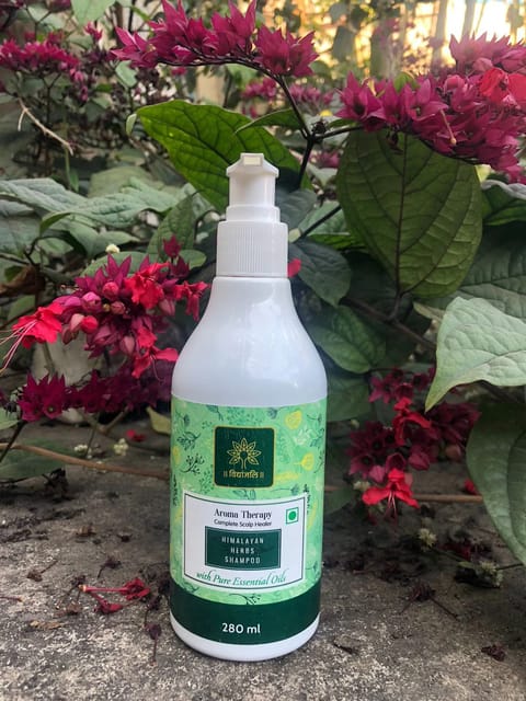 Himalayan Herbs Liquid Shampoo - with Pure Essential Oils